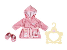 Одежда для куклы Zapf Creation Baby Annabell Уютный халатик и тапочки 701-997