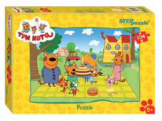 Пазл Step Puzzle Три кота 104 эл. 82156 / 264885