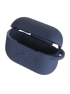 Аксессуар Чехол Gurdini Rubberized Soft Touch c карабином для Airpods Pro Dutch Blue 911074