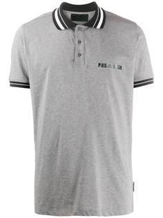 Philipp Plein рубашка-поло с тисненым логотипом