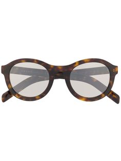Prada Eyewear солнцезащитные очки в круглой оправе черепаховой расцветки