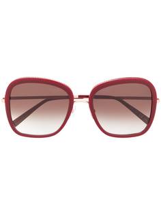 Stella McCartney Eyewear солнцезащитные очки в массивной оправе