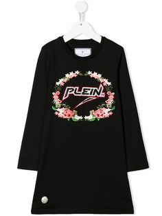 Philipp Plein Junior платье-футболка Space Plein