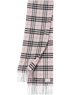 Burberry Kids кашемировый шарф в клетку Vintage Check