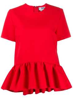 MSGM топ с баской