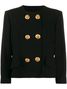 Christian Lacroix Pre-Owned двубортный жакет 1990-х годов