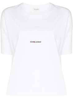 Saint Laurent футболка с логотипом