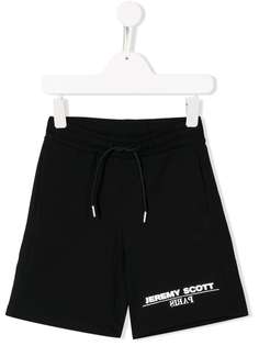 Jeremy Scott Junior шорты с поясом на шнурке и логотипом