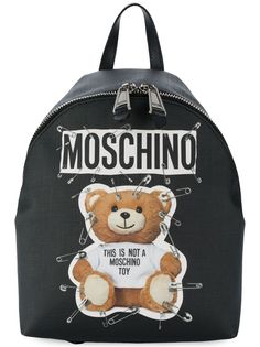 Moschino medium Teddy logo backpack