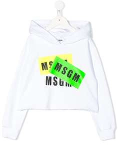 Msgm Kids худи с логотипом