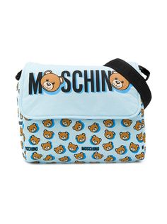 Moschino Kids сумка для мамы Teddy Bear с логотипом