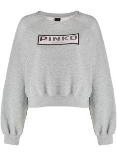 Pinko толстовка из джерси с логотипом