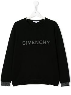 Givenchy Kids джемпер с длинными рукавами и логотипом