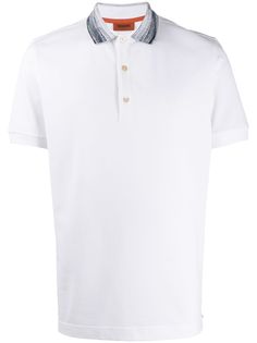 Missoni рубашка-поло с контрастным воротником