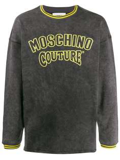 Moschino толстовка с логотипом Couture