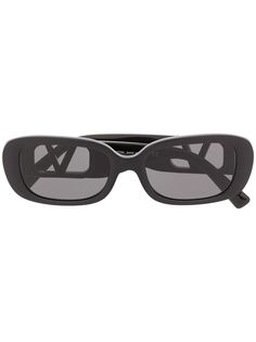 Valentino Eyewear VLOGO oval frame sunglasses