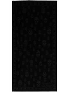 Alexander McQueen пляжное полотенце с логотипом
