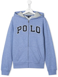 Ralph Lauren Kids худи на молнии с логотипом