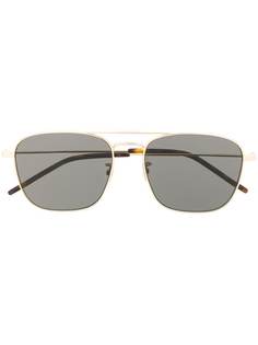 Saint Laurent Eyewear солнцезащитные очки-авиаторы SL309