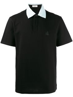 LANVIN рубашка-поло с контрастным воротником