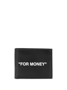 Off-White бумажник с надписью For Money