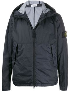 Stone Island легкая куртка с капюшоном