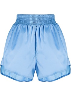 Prada шорты с эластичным поясом и нашивкой-логотипом