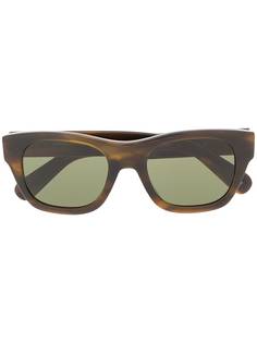 Oliver Peoples солнцезащитные очки Keenan черепаховой расцветки