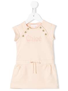 Chloé Kids ромпер с заклепками