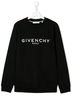 Givenchy Kids свитер с длинными рукавами и принтом