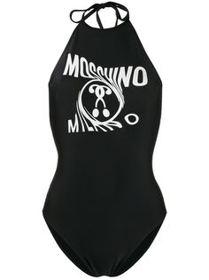 Moschino слитный купальник с логотипом