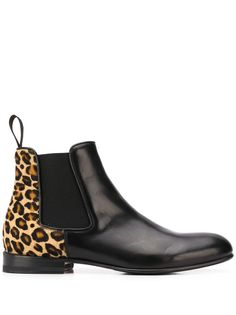 Scarosso ботинки челси Lexi с леопардовым принтом
