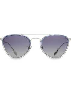 Burberry Eyewear солнцезащитные очки Pilot с блестками