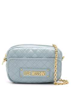 Love Moschino quilted logo crossbody bag