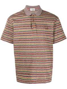 Missoni Pre-Owned полосатая рубашка-поло 1990-х годов