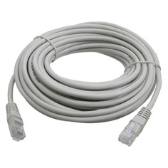 Кабель Патч-корд LANMASTER UTP, вилка RJ-45, вилка RJ-45, кат.5е, LSZH, 5м, серый [lan-pc45/u5e-5.0-gy]