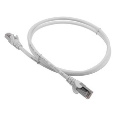 Кабель Патч-корд LANMASTER FTP, вилка RJ-45, вилка RJ-45, кат.5е, LSZH, 0.5м, серый [lan-pc45/s5e-0.5-gy]