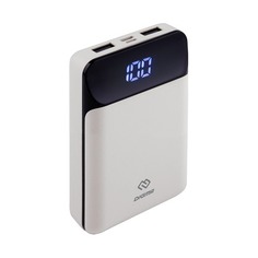 Внешний аккумулятор (Power Bank) Digma DG-10000-SML-W, 10000мAч, белый