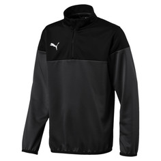 Детская футболка с длинным рукавом ftblPLAY 1/4 Zip Top Jr Puma