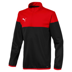Детская футболка с длинным рукавом ftblPLAY 1/4 Zip Top Jr Puma