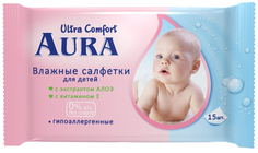 Салфетки Aura Ultra comfort влажные