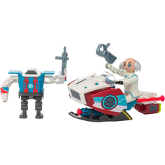 Игровой набор Playmobil Супер4: Скайджет с Доктором Х и робот