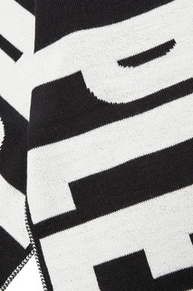 Черный шарф с логотипом Philipp Plein Kids