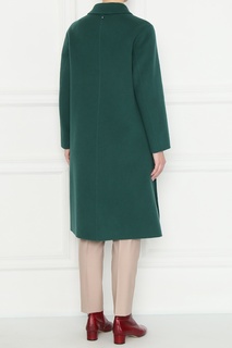 Зеленое пальто из шерсти Marina Rinaldi