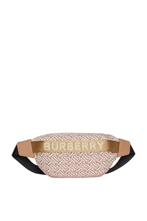 Розовая поясная сумка Burberry