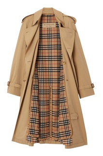 Бежевая подстежка в тренч Burberry