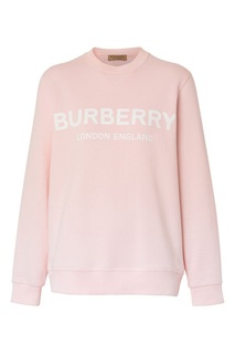 Розовый свитшот с принтом Burberry