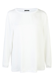 Белая блуза с длинными рукавами Marina Rinaldi