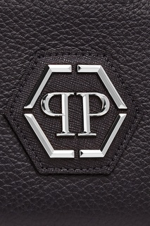 Бумажник с серебристым логотипом Philipp Plein