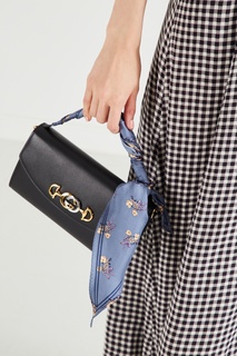 Синий платок с принтом Coach